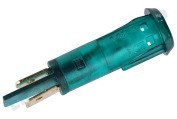 Elektra 453622  Lampe Kontollelampe grün geeignet für u.a. F=11 Klemmen-Modell, 230V Einbau, 10,5mm