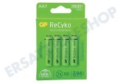 GP 120270AAHCE-C4  LR6 ReCyko+ AA 2600 - 4 wiederaufladbare Batterien geeignet für u.a. 2600mAh NiMH