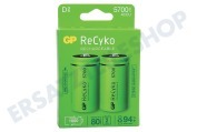 GP GPRCK570D868C2  LR20 ReCyko+ D 5700 - 2 wiederaufladbare Batterien geeignet für u.a. 5700mAh NiMH