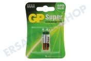 GP GPSUP25A615C2  LR61 Super Alkaline AAAA geeignet für u.a. Super Alkaline