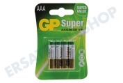 GP 03024AC4  LR03 Super Alkaline AAA geeignet für u.a. Pencil Super alkalisch