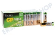 GP 03015AB40  LR6 Super Alkaline AA - 40 Batterien geeignet für u.a. LR06 AA 1,5 Volt
