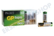 GP 03015AB24  LR6 Super Alkaline AA - 24 Batterien geeignet für u.a. AA 1,5 Volt