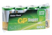 GP 03014AS4  Super Alkaline C Baby 1,5V, 4 Stück geeignet für u.a. 1,5V -inklusive Heizbeitrag-