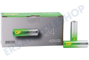 GP GPSUP15A887C24  LR6 Super Alkaline AA – 24 Batterien geeignet für u.a. AA 1,5 Volt