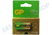 GP GPULT14A753C2  LR14 C-Batterie GP Alkaline Ultra 1,5 Volt, 2 Stück geeignet für u.a. Baby Ultra Alkaline