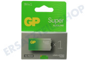 GP GPSUP1604A251C1 6LR61 9 Volt,  Batterie GP Super Alkaline geeignet für u.a. Super Alkaline