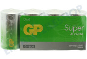 GP GPSUP13A313S4 LR20 D  Batterie GP Super Alkaline Multipack 1,5 Volt, 4 Stück geeignet für u.a. Super Alkaline