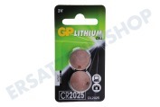 GP GPCR2025STD208C2 CR2025  Batterie Knopfzelle CR2025 3 Volt geeignet für u.a. DL2025 Lithium