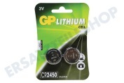 GP GPCR2450STD442C2  CR2450 GP Lithium-Knopfzelle 3V geeignet für u.a. DL2450 Lithium