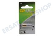 GP GP27ASTD783C1  A27 Hochspannung 27A - 1 Rundzelle geeignet für u.a. 27A Alkaline