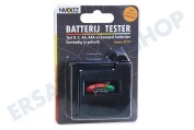 Universeel 37391  Batterietester geeignet für u.a. AAA, AA, C, D, 9 Volt, Knopfzellen