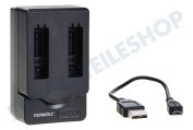 Duracell  DRG5845 USB Batterie GoPro Hero 4 geeignet für u.a. GoPro Hero 4