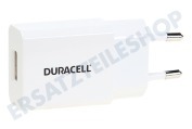 Duracell  DRACUSB1W-EU Einzel-USB-Ladegerät 5V / 1A geeignet für u.a. universell einsetzbar