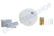 Smartwares 1002922  RM400 Smartwares Gasdetektor geeignet für u.a. 230V und 9V, 85dB