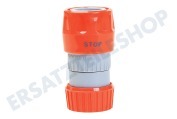 Talen Tools  RS4451BL Schlauchanschluss mit Wasserstopp 1/2 Zoll geeignet für u.a. 12-18 mm, 1/2 "