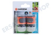 Gardena 4078500012379  18281 Satz Schlauchstücke 13 mm (1/2 ") - 15 mm (5/8") geeignet für u.a. 13 mm (1/2") und 15 mm (5/8”) Schläuche
