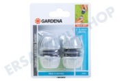 Gardena 4078500010405  18280-20 Reparatorsatz für 13mm (1/2 ") und 15mm (5/8") Schläuche geeignet für u.a. 13 mm (1/2 ") und 15 mm (5/8") Schläuche