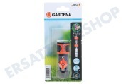 Gardena 4078500294201  2942-20 Schlauchstück mit Regelventil geeignet für u.a. 13 mm (1/2") und 15 mm (5/8”) Schläuche
