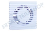 Universeel  Badezimmer-Ventilator mit Luftfeuchtigkeitssensor 100mm geeignet für u.a. Feuchte Räume, Durchmesser 100 mm