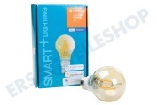 Ledvance 4058075208582  Smart+ Standardlampe Gold E27 Dimmbar geeignet für u.a. E27 5,5 Watt, 600 lm 2500K