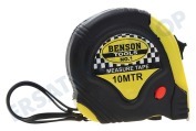 Benson 006696  Maßband Rollmaßband professionell geeignet für u.a. 10 meter