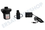 Benson 011175  Elektrische Luftpumpe geeignet für u.a. 12 Volt und 220 Volt mit diversen Adaptern