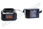 Black & Decker 9059225901 90592259-01  Ladegerät Ladegerät geeignet für u.a. EGBL108, GKC108