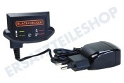 Black & Decker N494098  Ladegerät Ladegerät Elektrowerkzeug geeignet für u.a. BDCDD12, BL186, BDCD18
