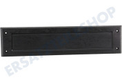 Deltafix 195  Briefkastendichtung mit Klappe Schwarz Premium geeignet für u.a. schwarz