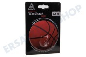 Universell 24517 Wandhaken  Wandhaken Basketball wiederverwendbar geeignet für u.a. Selbstklebend, 100x100mm, Belastbarkeit 2,3 kg