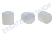 Deltafix 11757  Möbelkappe Birnenkappen weiß geeignet für u.a. 8 Stück, 22mm