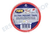 HPX  UM1910 Ultra Mount Transparent 19 mm x 10 Meter geeignet für u.a. Befestigungsband, 19 mm x 10 Meter