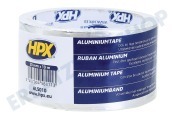 HPX  AL5010 Alu-Klebeand 50mm x 10m geeignet für u.a. Reparatur Dichtband, 50mm x 10m