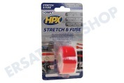 HPX  SO2503 Stretch & Fuse Red 25mm x 3m geeignet für u.a. Isolierband, 25 mm x 3 Meter