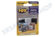 HPX  DG1000 Duo Grip wiederverwendbare KLett-Pads 25mm x 25mm geeignet für u.a. Duo Grip, 25mm x 25mm