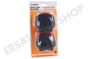 Universell 012569  LED-Fahrradbeleuchtung COB Silikon geeignet für u.a. 3 Positionen, AAA-Batterien (nicht im Lieferumfang enthalten)