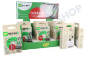 GP GPPMDCHB441FREE635  Display Aktion, kostenloses Ladegerät geeignet für u.a. 9x AA, 9x AAA