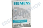 Siemens 460761, 00460761 Staubsauger Staubsaugerbeutel S Typ S + hyg. Filter geeignet für u.a. Flexa41 BHS4110