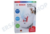 Bosch 17002915 BBZAFGALL Staubsauger Staubsaugerbeutel Typ G All, Anti Geruch geeignet für u.a. Alle Typ G-Serie