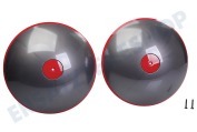 Dyson 96886601 968866-01 Staubsauger Rad Cinetic Big Ball geeignet für u.a. CY26 Absolute, Animal Pro, Multifloor 2