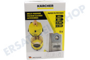 Karcher 28630060 Staubsauger 2.863-006.0 Staubsaugerbeutel geeignet für u.a. MV4, MV5, MV6, WD5P