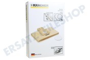 Karcher 69042570  6.904-257.0 Staubbeutel Robo-Cleaner + Mikrofilter, 5 Stück geeignet für u.a. RC3000, RC4000