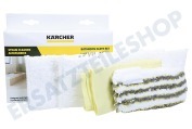 Karcher 28632660  2.863-266.0 EasyFix Mikrofasertücher Set Badezimmer geeignet für u.a. SC1, SC2, SC3, SC4, SC5