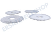 VCA-RPW97 Jet Bot Combo Steam Mikrofaserpads 4 Stück