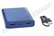 GP 130B10ABLUE  B10A GP B-Serie Powerbank 10000mAh Deep Blue geeignet für u.a. 10000mAh, Micro USB