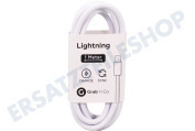 Universell GNG107  USB Anschlusskabel geeignet für Apple Apple-8-Pin-Lightning -Anschluss, 100cm, Weiß geeignet für u.a. Apple-8-Pin-Lightning-Anschluss