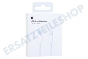 Apple  MQGJ2ZM/A Apple USB-C zu Lightning geeignet für u.a. Apple 8-poliger Lightning-Anschluss