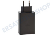 Samsung SAM-10347-PK  EP-T6530NBE Samsung Netzteil-Trio geeignet für u.a. Schwarz, USB-C x 2 USB-A