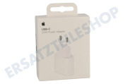 Apple APPMD3J4ZM  MD3J4ZM/A Apple 20-Watt-USB-C-Netzteil, Weiß geeignet für u.a. iPhone, iPad (2018/19) iPad Air, iPad mini